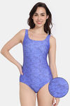 Zelocity Padded Slip-On Maillot - Amparo Blue — thumbnail 1